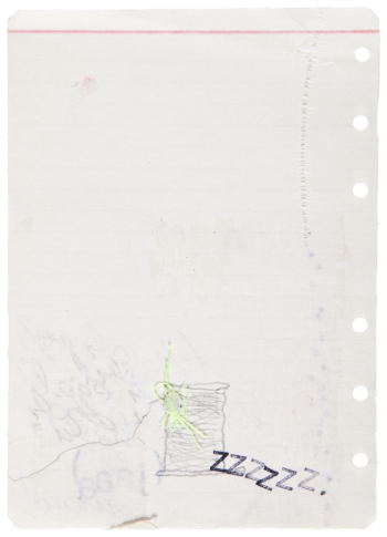 2012 | o.T. | mixed techniques on paper | 15 x 10 cm