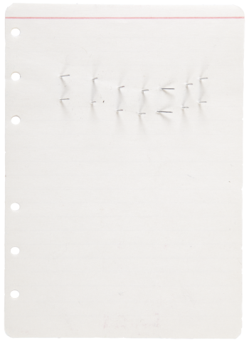 2012 | o.T. | mixed techniques on paper | 15 x 10 cm