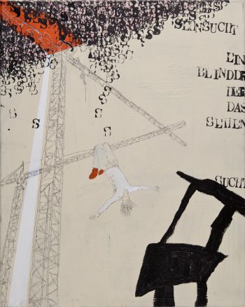 2010 | Sehensucht | mixed techniques on canvas | 50 x 40 cm