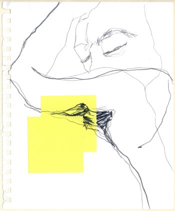 2024 | o.T. | mixed techniques on paper | 28 x 23 cm