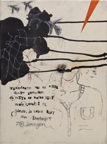 2010 | Spieltrieb | mixed techniques on canvas | 40 x 30 cm