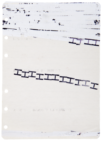 2012 | o.T. | mixed techniques on paper | 15 x 10 cm