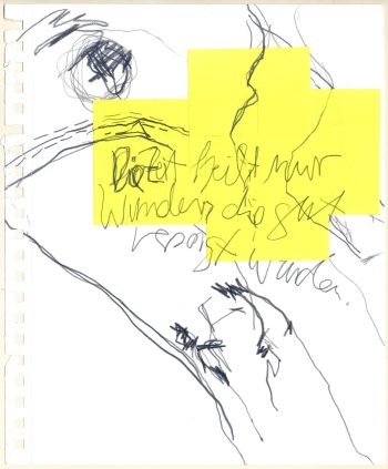 2024 | o.T. | mixed techniques on paper | 28 x 23 cm