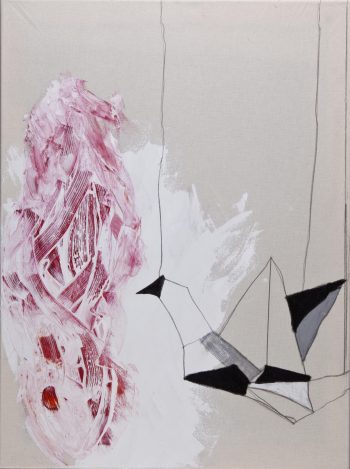 2012 | Träne des Phönix | mixed techniques on canvas | 80 x 60 cm