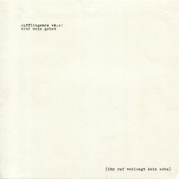 2014 | Ihr Ruf verlangt kein Echo | typewriter on paper | 20 x 20 cm